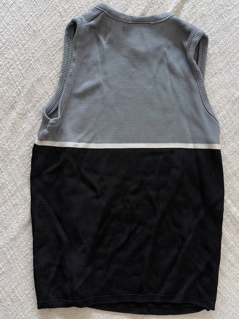 525 America Gray and Black Colorblock Tank Top
